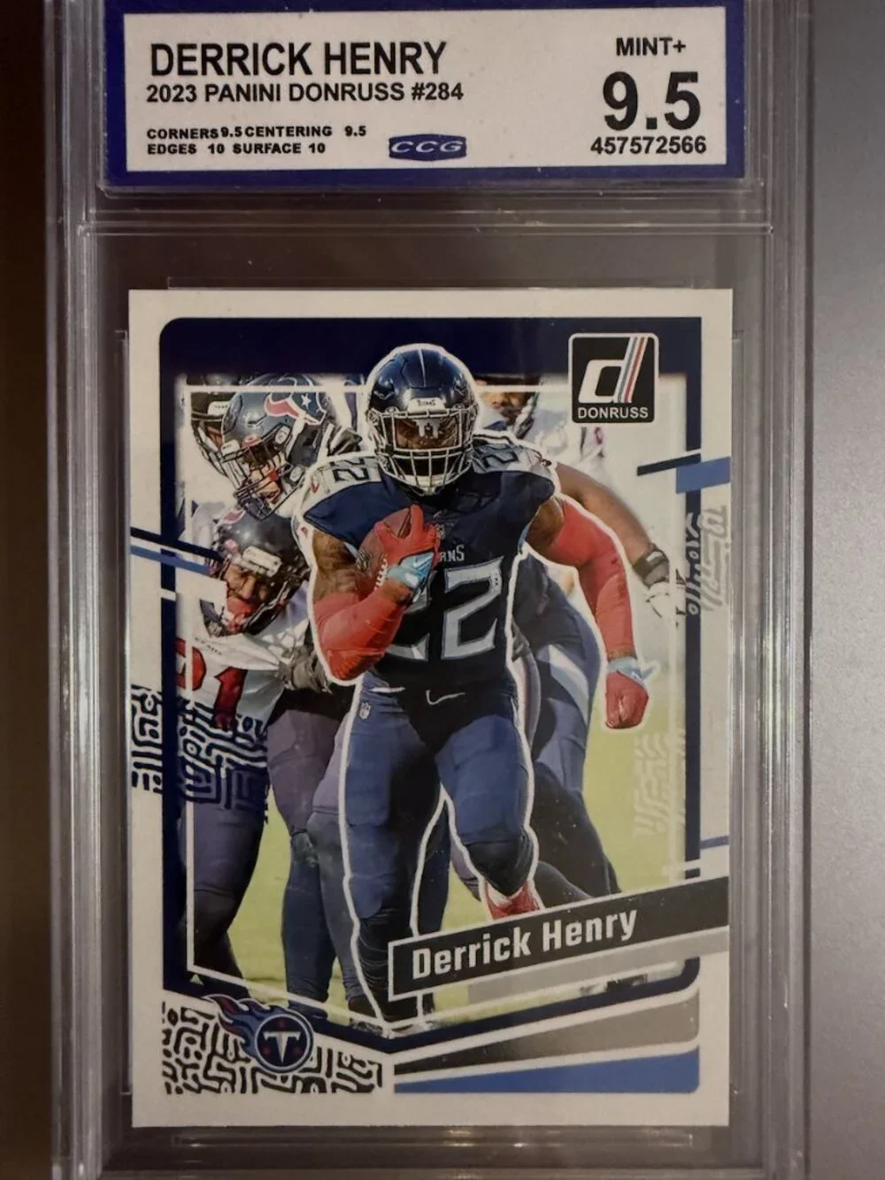 Derrick Henry #284 | 2023 Paninin Donruss | CCG 9.5